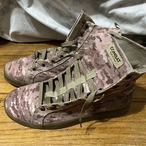 Combat Flip Flop- high top shoe